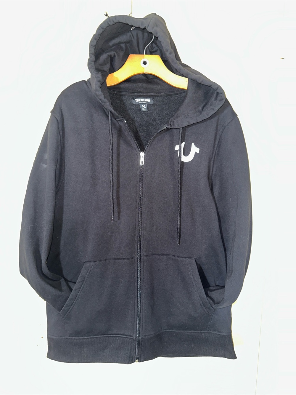 True Religion Black Full-Zip Hoodie Jacket
